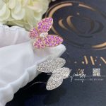 Van Cleef & Arpels Two Butterfly Between The Finger Ring White Gold, Diamond, Sapphire Vcaro3m500 (3)