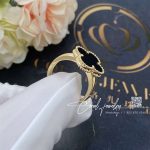 Van Cleef & Arpels Vintage Alhambra Ring Yellow Gold, Onyx (2)