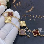 Van Cleef & Arpels Vintage Alhambra Bracelet, 5 Motifs Vcarp7rp00 – Yellow Gold Edition (4)