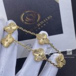 Van Cleef & Arpels Vintage Alhambra Bracelet, 5 Motifs Yellow Gold Vcarp3jk00 (3)