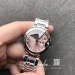 Replica Ballon Bleu De Cartier 33mm V6 Factory Pink Dial (6)