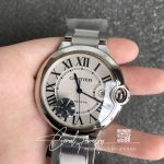 Replica Ballon Bleu De Cartier Quartz 33mm W6920084 Af Factory Silver Stainless Steel (1)