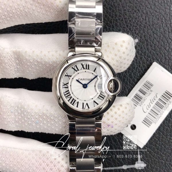 Replica Ballon Bleu De Cartier W6920084 V6 Factory Silver Dial (1)