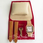 Replica Cartier De Santos 40mm V6 Factory 18k Rose Gold Case White Dial (9)