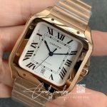 Replica Cartier De Santos Wssa0010 Gf Factory Rose Gold Case (3)