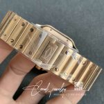 Replica Cartier De Santos Wssa0010 Gf Factory Rose Gold Case (6)