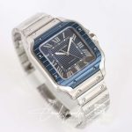 Replica Cartier Santos Gf Factory Blue Bezel (2)