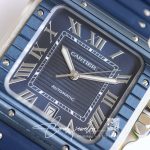 Replica Cartier Santos Gf Factory Blue Strap (4)