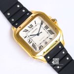 Replica Cartier Santos Wgsa0009 Gf Factory V2 Yellow Case (2)