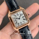 Replica Cartier Santos Wgsa0021 Men Watches Black Strap (2)