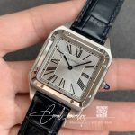 Replica Cartier Santos Wssa0022 Men Watches Black Rubber Strap (3)