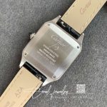 Replica Cartier Santos Wssa0023 Ladies Black Strap (8)