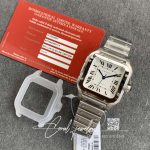 Replica Cartier Santos Wssa0029 Gf Factory Silver White Dial (9)