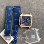 Replica Cartier Santos Wssa0030 V6 Factory Blue Strap (9)