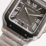 Replica Cartier Santos Wssa0037 Gf Factory V2 Silver Strap (5)