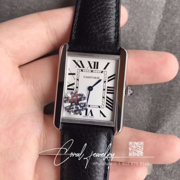 Replica Cartier Tank Wsta0042 Af Factory White Dial (1)