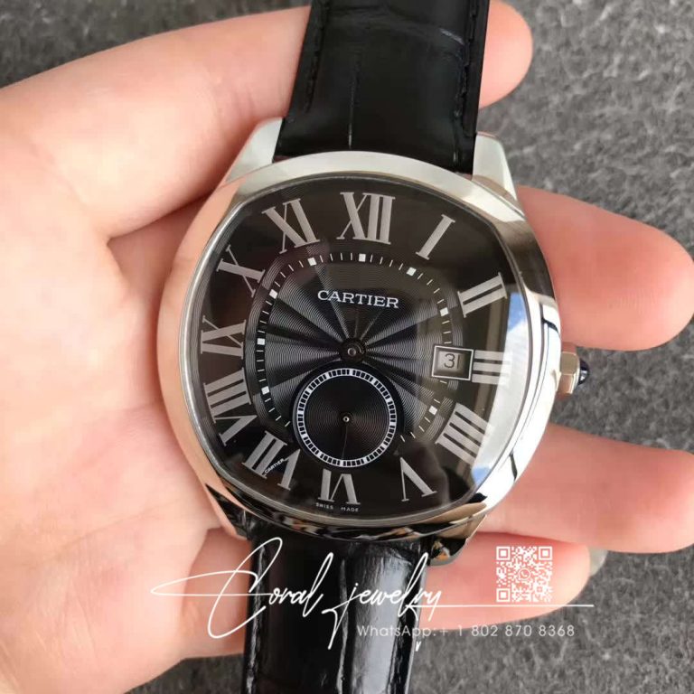 Replica Drive De Cartier Wsnm0009 V6 Factory Black Strap (1)