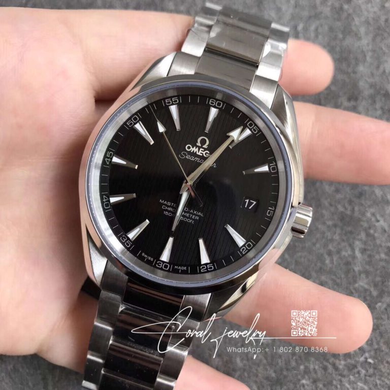 Replica Omega Seamaster 231.10.42.21.06.001 Vs Factory Stainless Steel Strap (2)