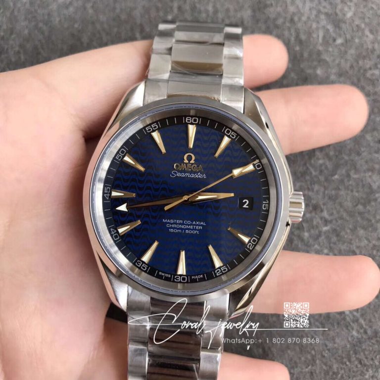 Replica Omega Seamaster Aqua Terra 150m Stainless Steel Strap (1)