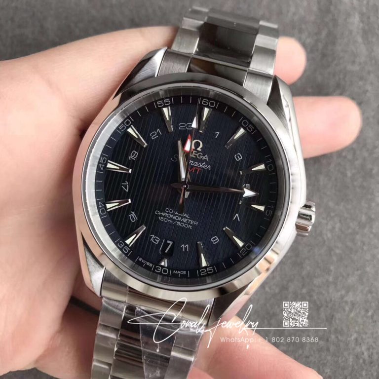 Replica Omega Seamaster Aqua Terra 231.10.43.22.03.001 Vs Factory Blue Dial (2)