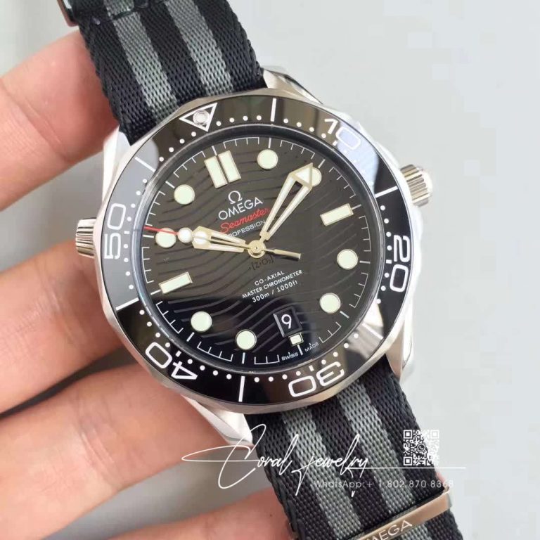 Replica Omega Seamaster Diver 300m Baselworld 2018 210.30.42.20.01.001 Vs Factory Black Dial (2)