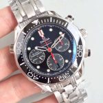 Replica Omega Seamaster Diver 300m Co Axial Chronograph 44mm 212.30.44.50.01.001 V2 Black Dial (2)