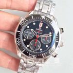 Replica Omega Seamaster Diver 300m Co Axial Chronograph 44mm 212.30.44.50.01.001 V2 Black Dial (3)