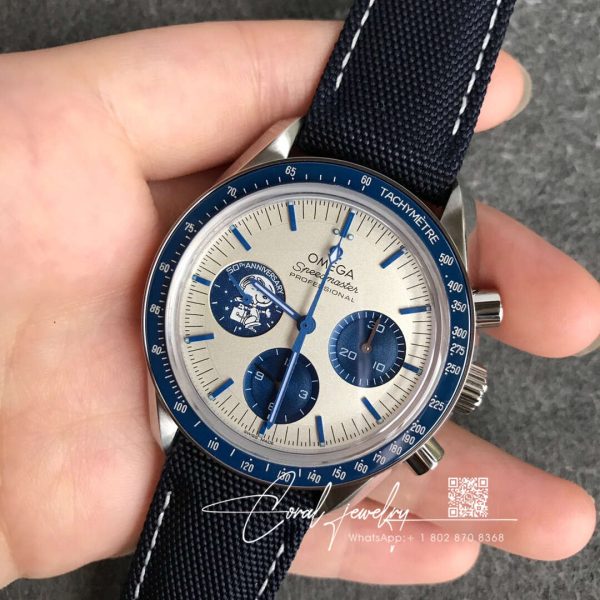 Replica omega speedmaster 310.32.42.50.02.001 om factory white dial (2)