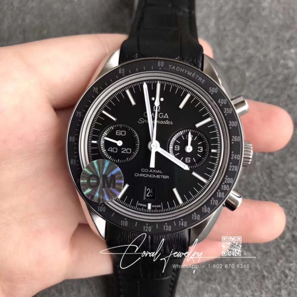 Replica Omega Speedmaster 311.33.44.51.01.001 Om Factory Black Strap (1)