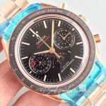 Replica Omega Speedmaster Moonwatch Moonphase Chronograph 304.63.44.52.01.001 Black Dial (4)