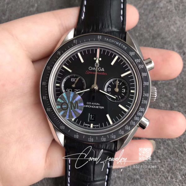 Replica omega speedmaster racing chronograph 329.33.44.51.01.001 om factory black strap (1)