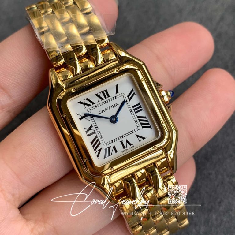 Replica Panthere De Cartier Wgpn0008 8848 Factory White Dial (2)