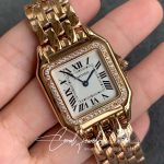 Replica Panthere De Cartier Wjpn0009 27mm 8848 Factory White Dial (2)