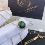 Van Cleef & Arpels Perlée Couleurs Pendant Yellow Gold, Malachite Vcarp4dm00 (2)