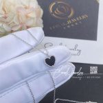 Van Cleef & Arpels Sweet Alhambra Heart Pendant White Gold Onyx (8)