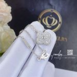 Van Cleef & Arpels Vintage Alhambra Pendant White Gold, Diamond (3)