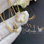 Van cleef & arpels vintage alhambra pendant yellow gold, mother of pearl vcarp4kk00 (3)
