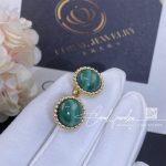 Van Cleef & Arpels Perlée Couleurs Earrings Yellow Gold, Malachite Vcarp4ds00 (1)