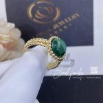 Van Cleef & Arpels Perlée Couleurs Ring Yellow Gold, Malachite Vcarp4dp00 (4)