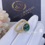 Van Cleef & Arpels Perlée Couleurs Ring Yellow Gold, Malachite Vcarp4dp00 (5)