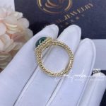 Van Cleef & Arpels Perlée Couleurs Ring Yellow Gold, Malachite Vcarp4dp00 (6)