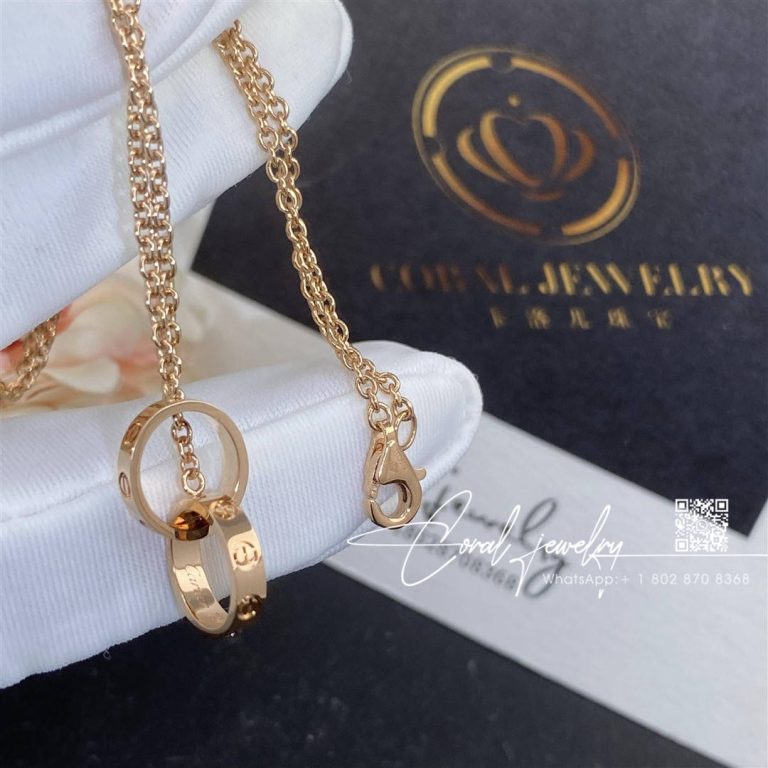 Cartier Love Necklace Rose Gold B7212300 (6)