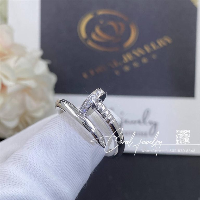 Cartier Juste Un Clou Ring White Gold, Diamonds Ref. B4092700 (6)