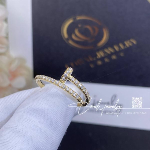 Cartier Juste Un Clou Ring Yellow Gold, Diamonds Ref. B4231500 (1)