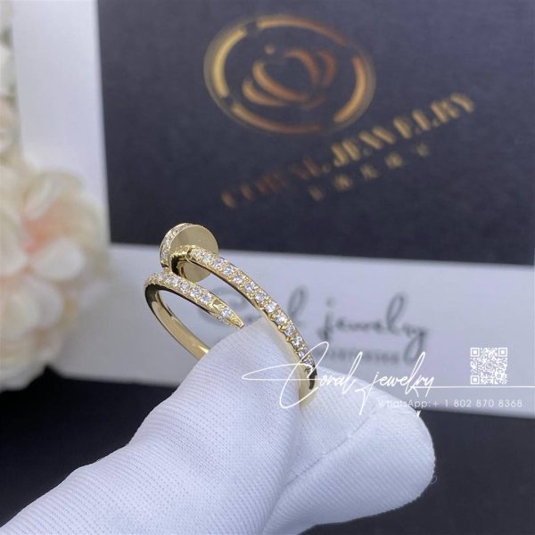 Cartier Juste Un Clou Ring Yellow Gold, Diamonds Ref. B4231500 (2)