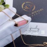 Cartier Les Berlingots De Cartier Necklace Medium Model Rose Gold, Pink Chalcedony, Garnet B7224768 (6)