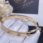 Cartier Love Bracelet, 10 Diamonds Rose Gold Ref. B6070217 (9)