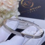 Cartier Love Bracelet, Small Model, Paved Diamonds White Gold Ref. N6710817 (5)