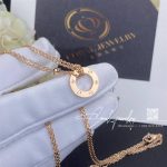 Cartier Love Necklace, 2 Diamonds Rose Gold B7224509 (5)