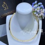 Cartier Love Necklace, Yellow Gold Diamond Collar N7424355 (13)